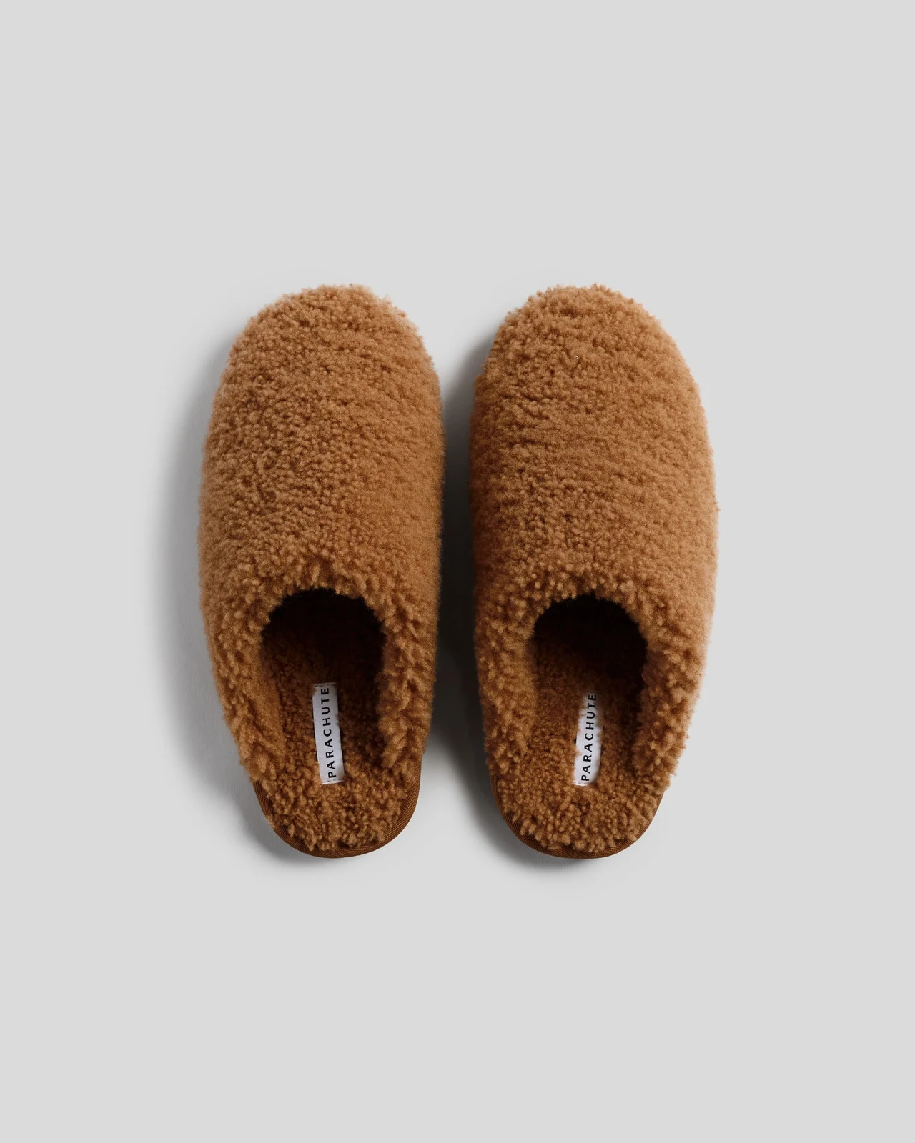 Shearling Wool Clogs (Tobacco) by Parachute Home.