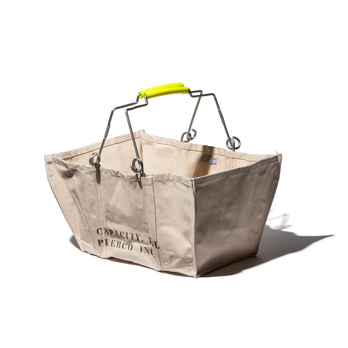 ACCORDIAN MARKET BASKET YELLOW by Puebco.