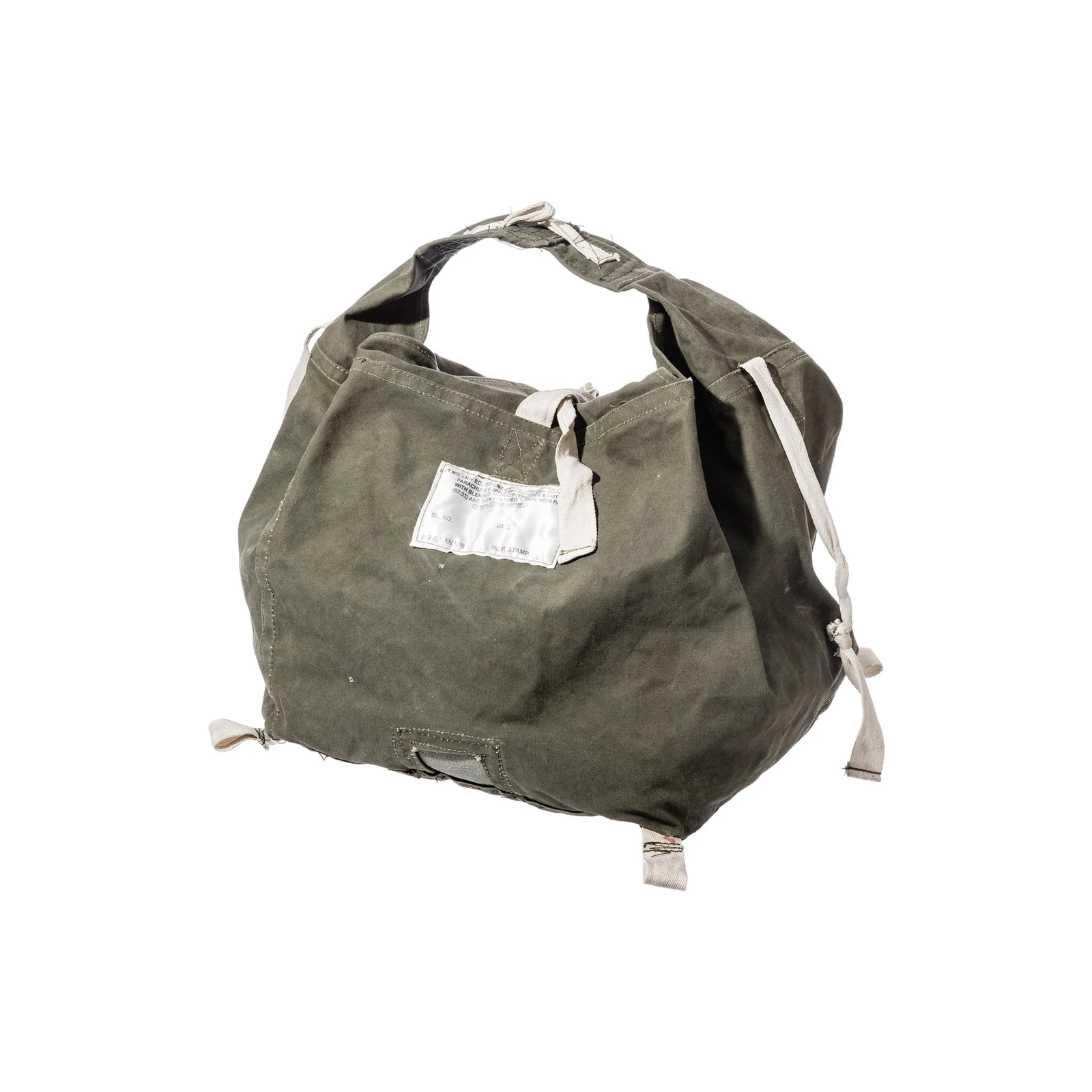 VINTAGE PARACHUTE SQUARE BAG by Puebco.