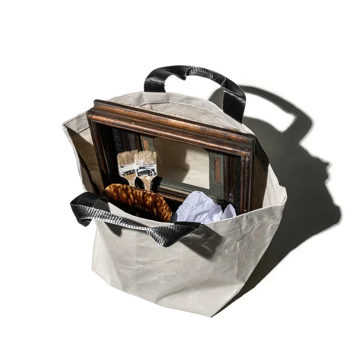 VINTAGE SLING BELT HANDLE TOTE by Puebco.