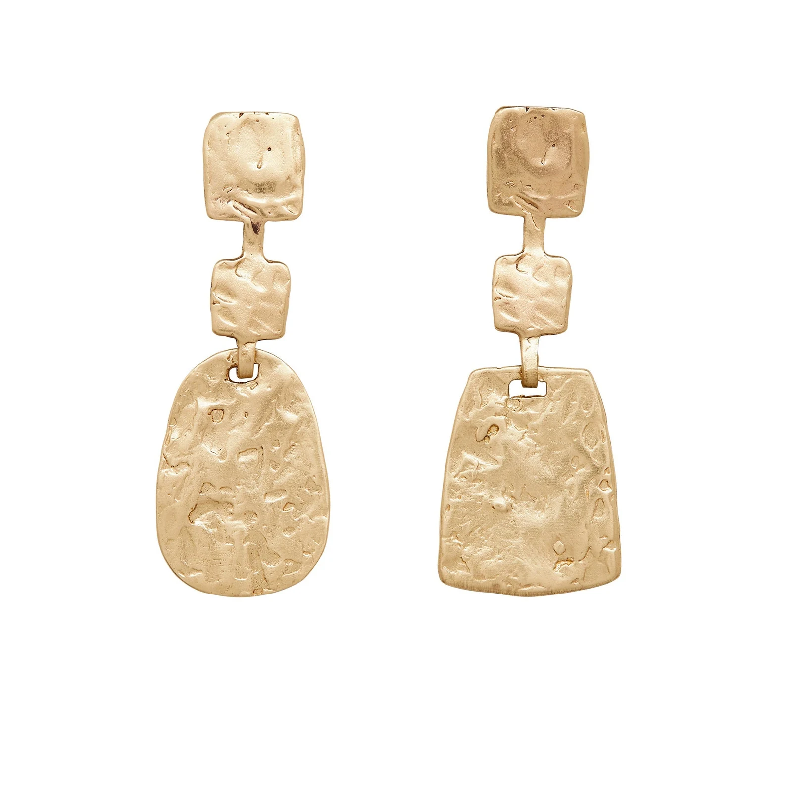 Artifact Doorknocker Bronze Earring by JULIE COHN DESIGN.