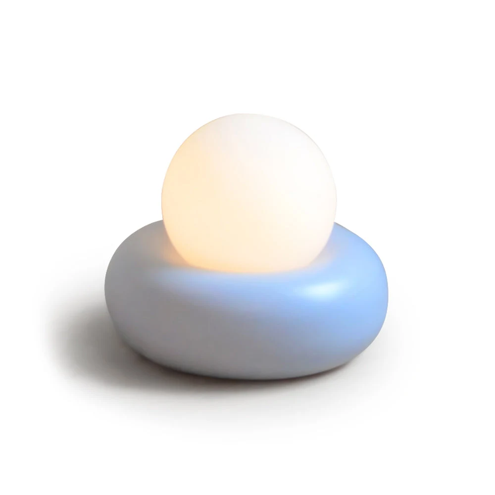 Mini Tangerine Lamp: Periwinkle by PEACHES THE STUDIO.