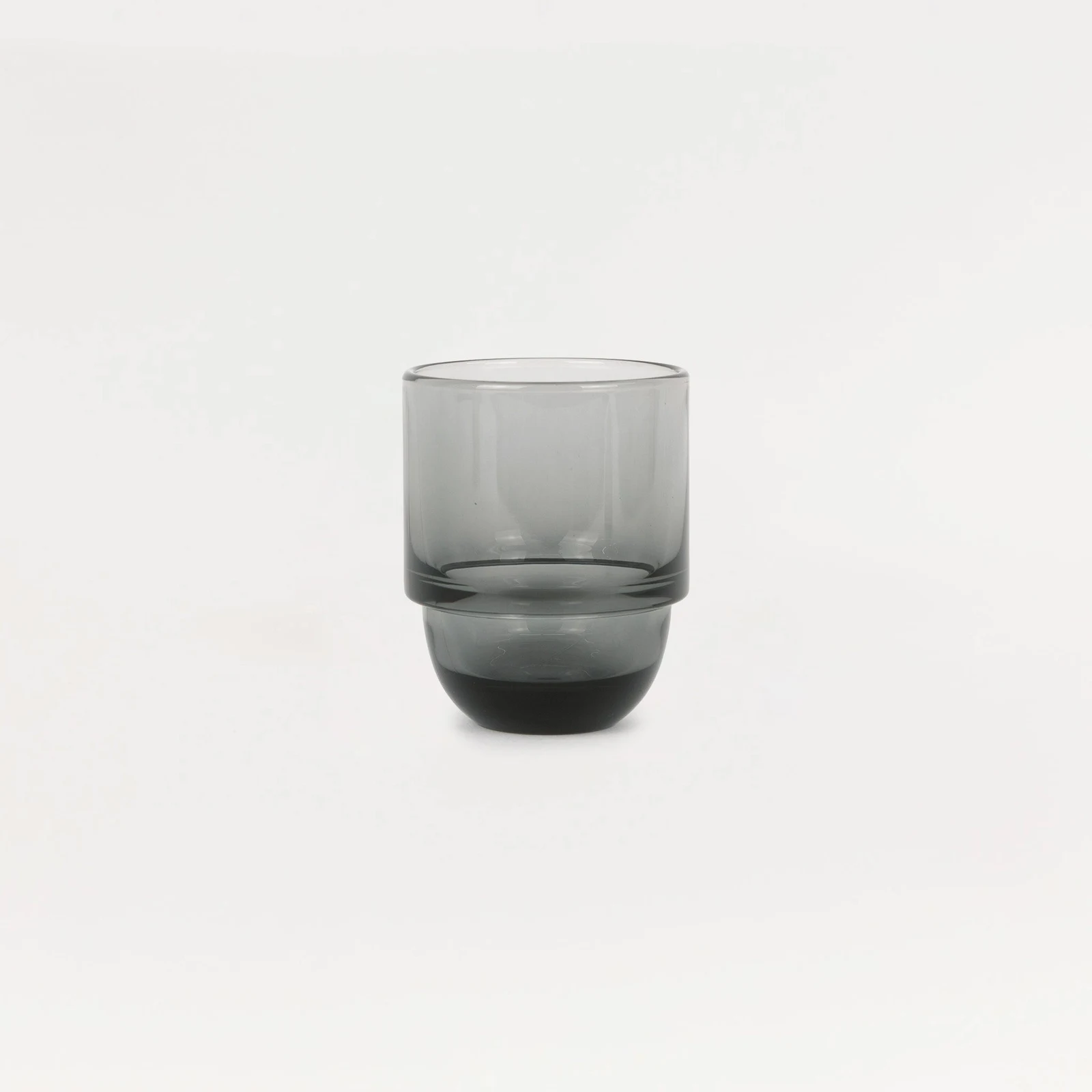 Hasami Porcelain Round Glass Cup - Gray by SAIKAI (Hasami).