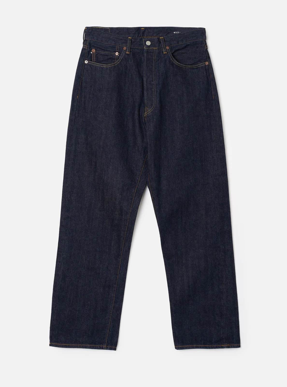 Ordinary Fits 117 One Wash Denim Type Loose Jean by Ordinary Fits.