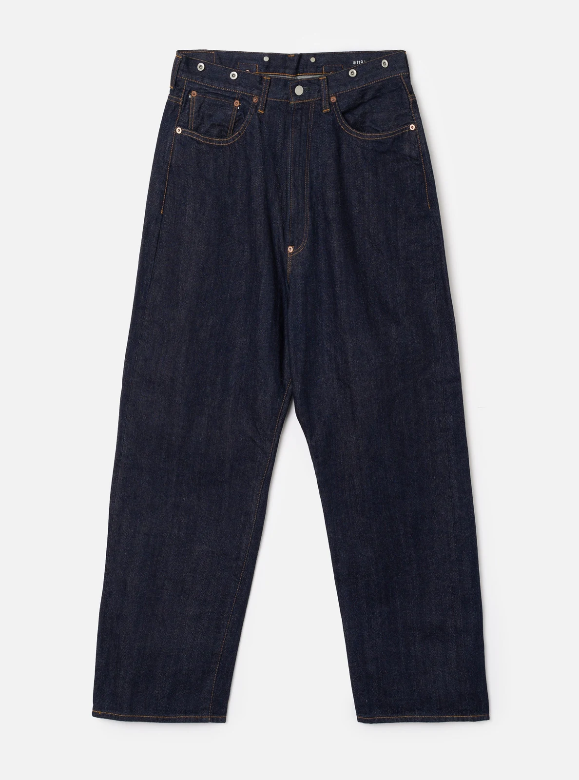 Ordinary Fits 119 One Wash Denim Type Wide Jean by Ordinary Fits.