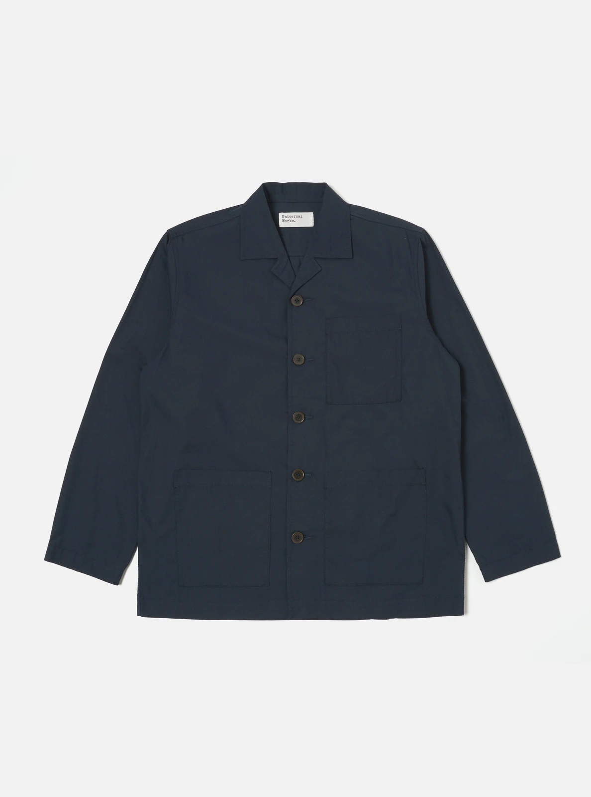 Navy Broadcloth Cancun Jacket by Universal Works.