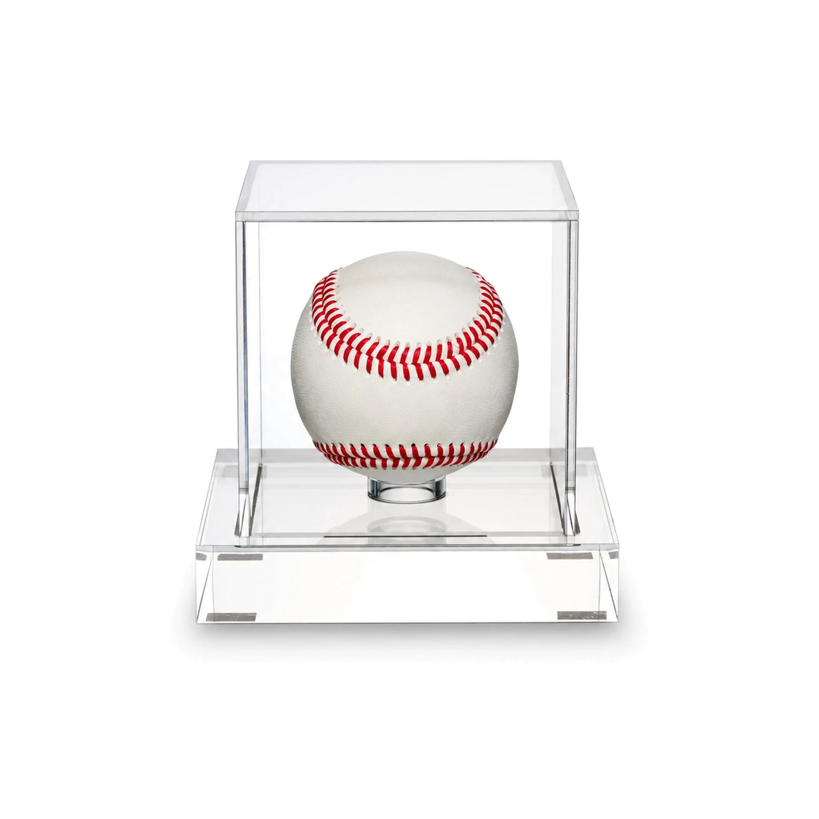 Centerfield Baseball Display Case | 98% UV Luxe Acrylic Case for Autograph Baseball by Wexel Art.