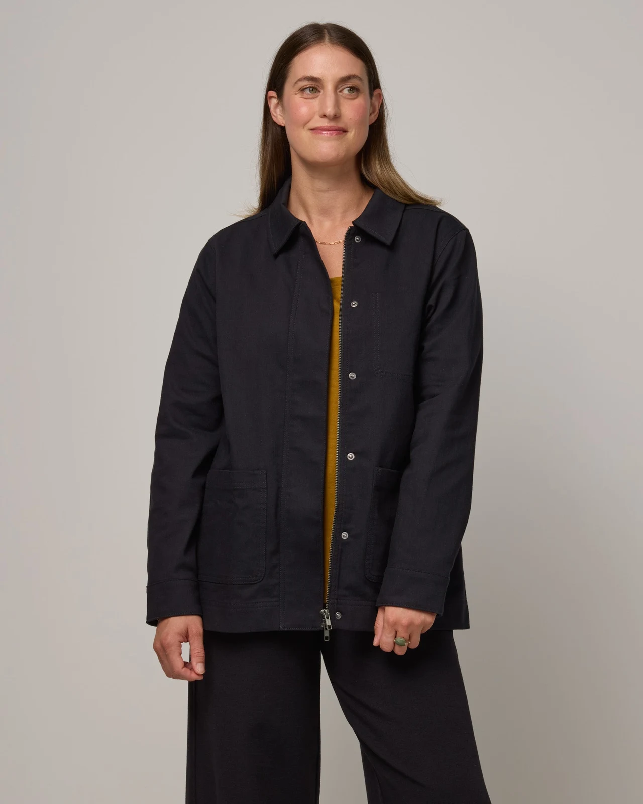 Andi Denim Chore Jacket by wool&.