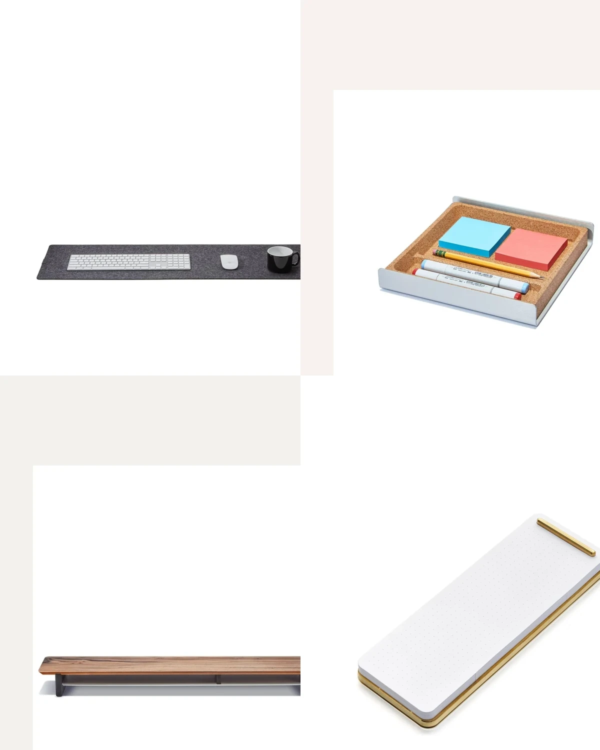 A product-led editorial selection for “Desk Gifts for Someone Who Cares Where Everything Lives.”